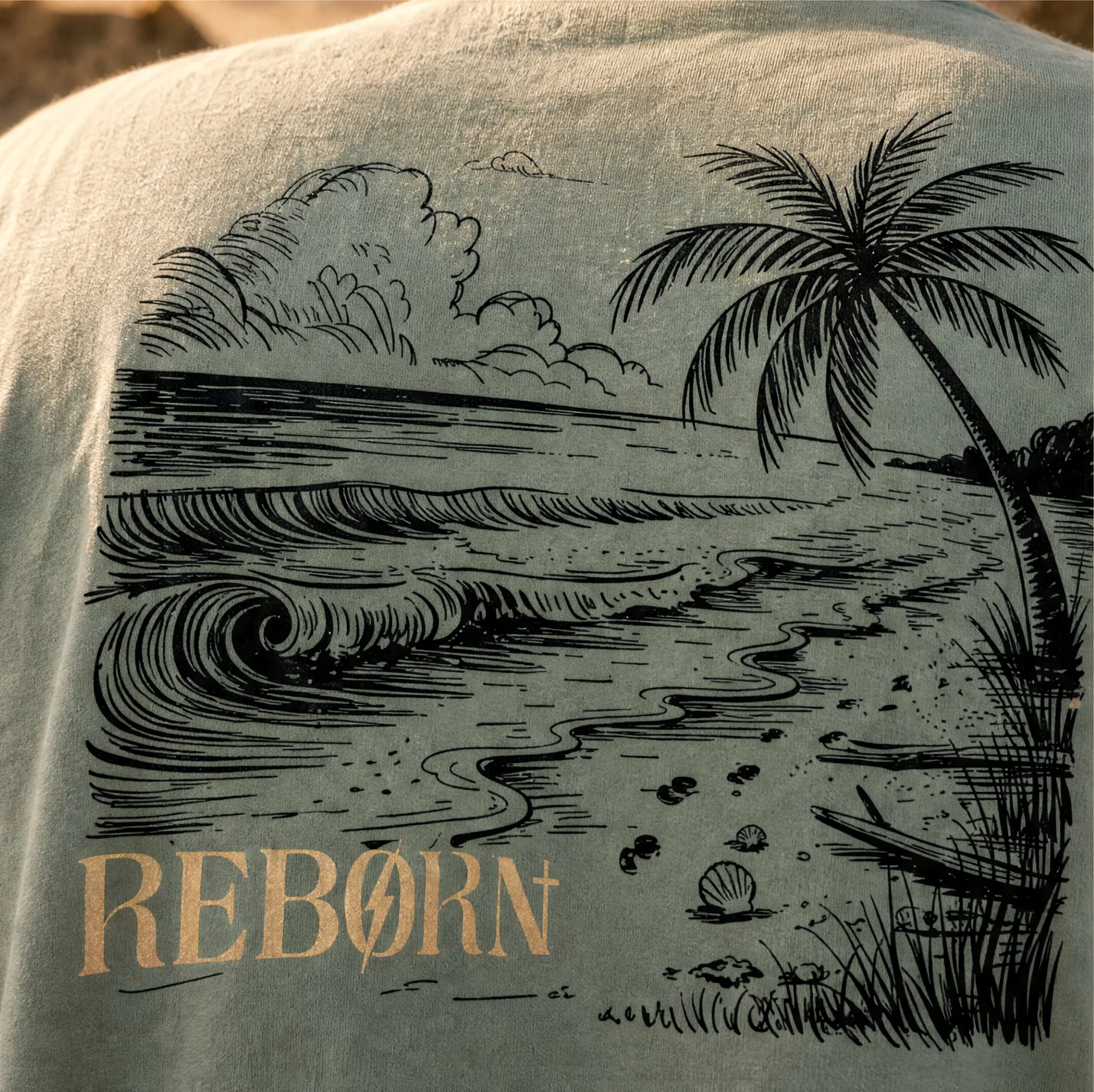 Reborn Beach T-Shirt - Image 5