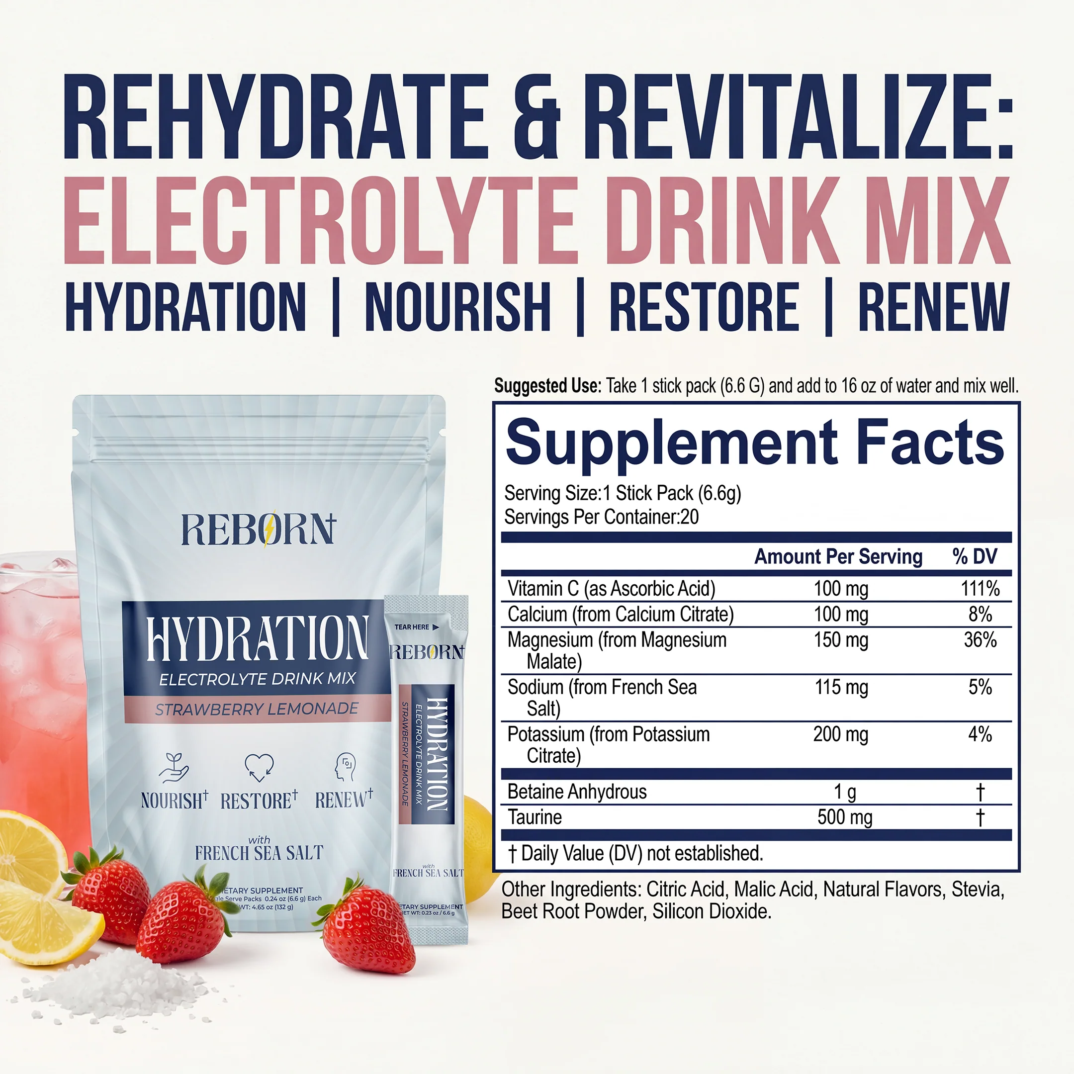 Hydration Electrolyte Drink Mix - Image 4