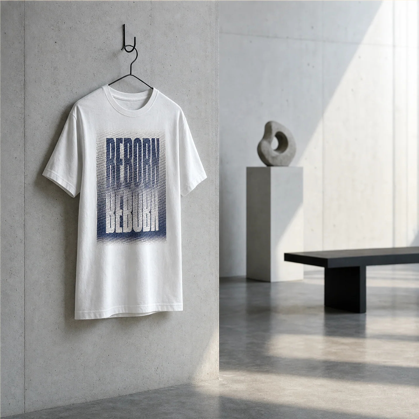 Reborn Mirror Grid T-Shirt - Image 5