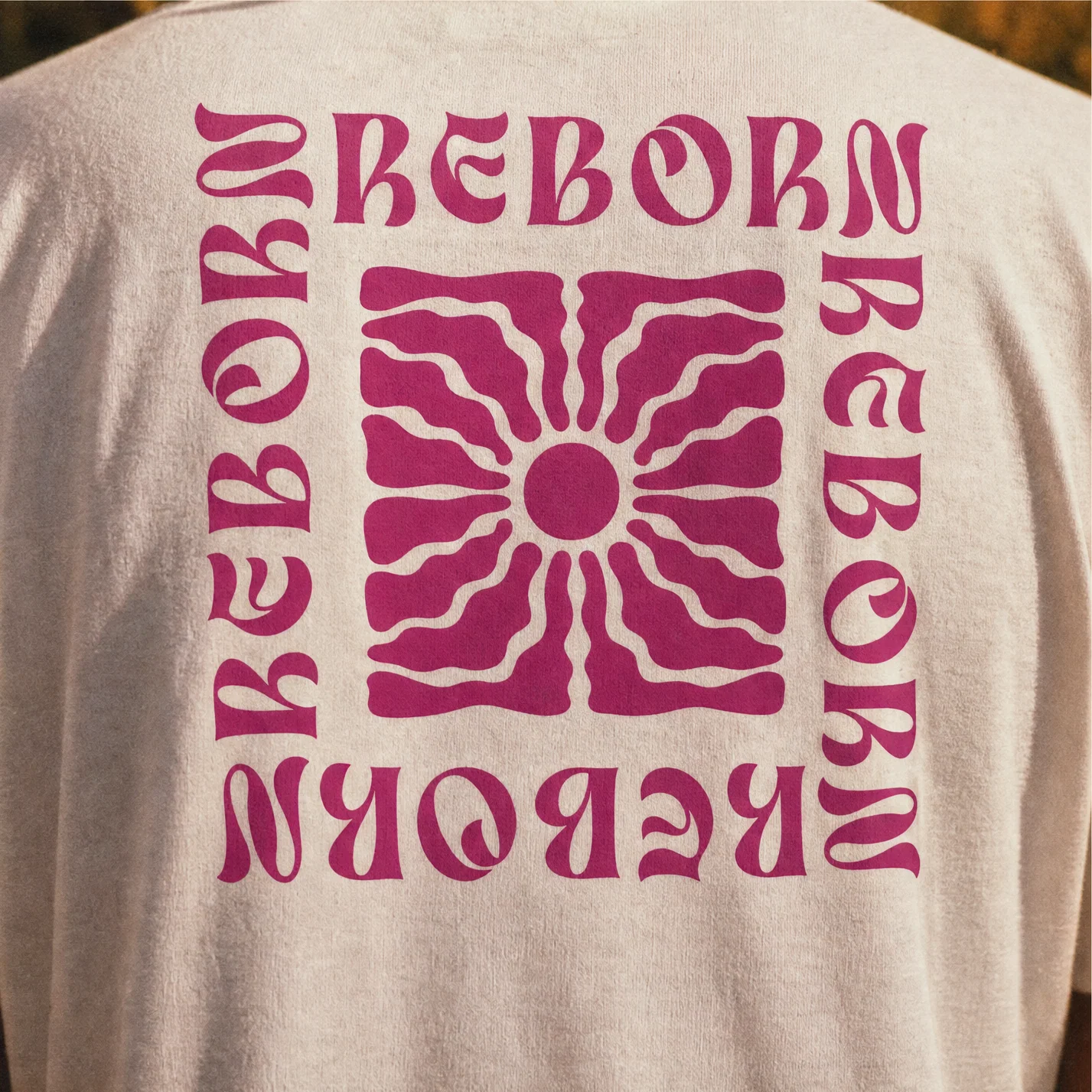 Reborn Retro Sun T-Shirt - Image 5